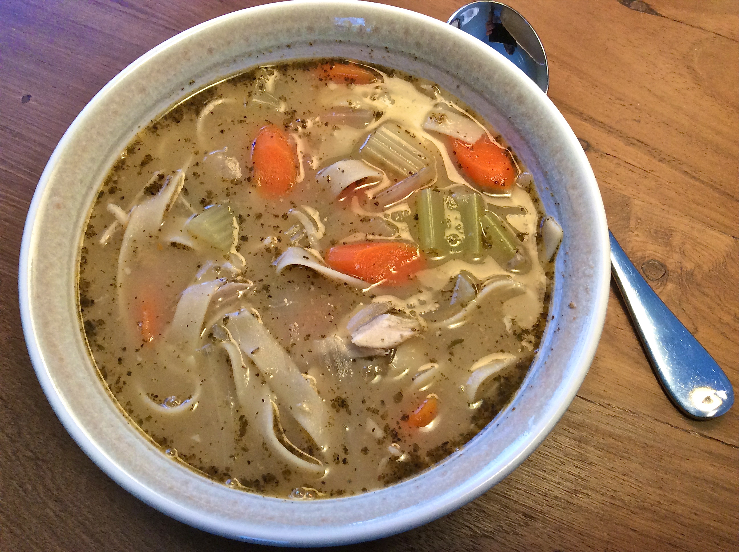 The Savory Celiac - Gluten-Free Turkey Noodle Soup