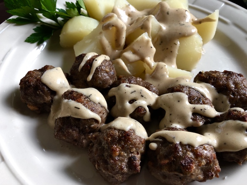 Swedish Meatballs With Cream Sauce Kötbullar Med Gräddsås Culinary